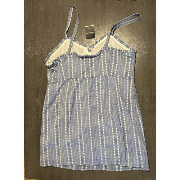 NWT Forever 21 Women's Blue Striped Lined Sundress Size 1X - Picture 2 of 7